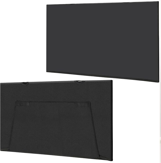 Under Desk Privacy Panel 39 in. Wide Modesty Panel For Desk - 17 in. Tall Black Faux Leather Desk Skirt for Office Desk with Cable Management Net, Perfect for 40 in. Work Station