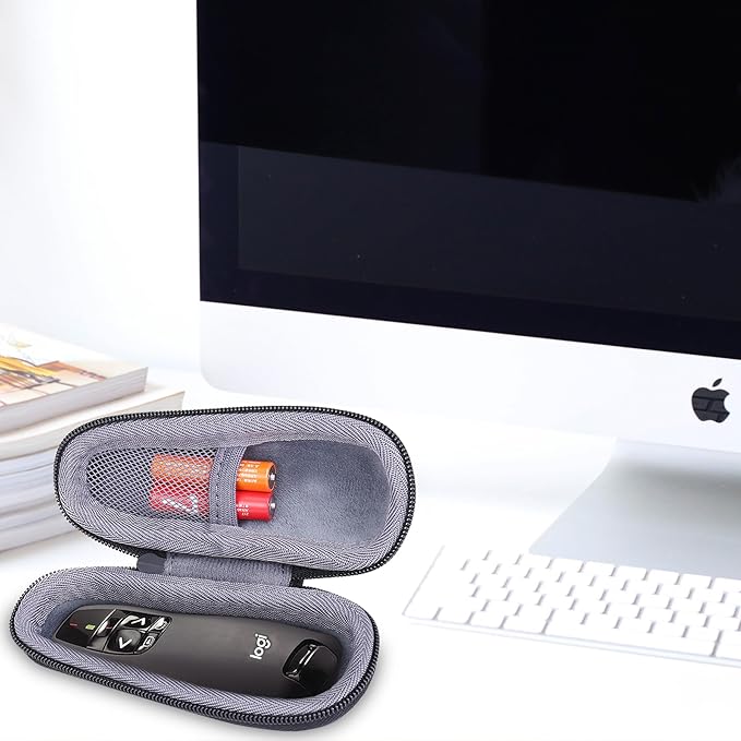 co2CREA Hard Case Replacement for Logitech Wireless Presenter R400 Presentation Remote Clicker Pointer