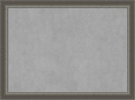 Amanti Art Silver Framed Magnetic Board 23x31 Medium Vision Board for use with Magnets, 100% Metal Sheet to Display Items as Office Decor or for Home Organization in mudroom, Kitchen or Kids Room