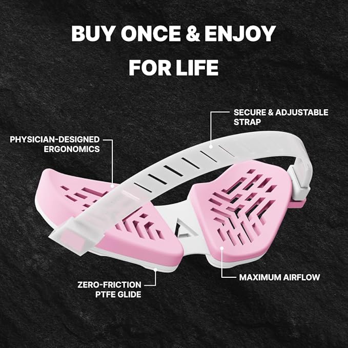 DELTAHUB Carpio G2.0 - Advanced Ergonomic Right-Handed Gaming Wrist Rest for Mouse - Superior Support for Serious Gamers - Anti-Fatigue, Smooth Glide (Small, Right, Pink)