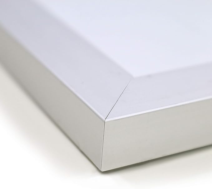 Ghent 4 x 4 Porcelain Magnetic Whiteboard, Aluminum Frame, 1 Marker, 1 Eraser, Made in the USA (M1-44-4)