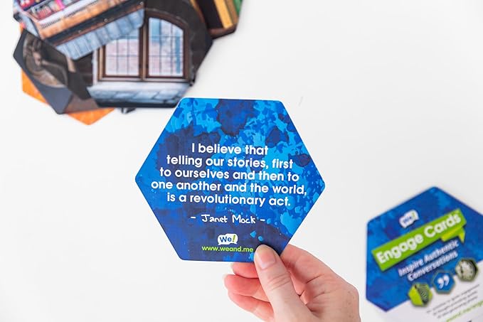 We! Connection Toolkit - Conversation Cards, Group Cohesion Deck, Icebreaker Book & Team Building Games/Activities for Work, Class & Events – Group Engagement Kit for Meaningful Connections