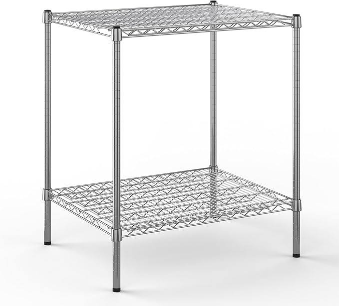 Regal Altair 24" Deep x 30" Wide x 34" Height Wire Shelving Kit | 2-Tier | NSF Commercial Storage Rack Unit