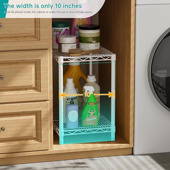 SINGAYE Shelf Closet Wire Shelving：Adjustable Metal Unit for Laundry Room Organization Bathroom Kitchen Home Storage Small Pantry Rack Shelves