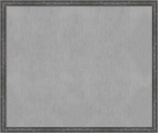 Amanti Art Grey Framed Magnetic Board 43x51 Oversize Vision Board for use with Magnets, 100% Metal Sheet to Display Items as Office Decor or for Home Organization in mudroom, Kitchen or Kids Room