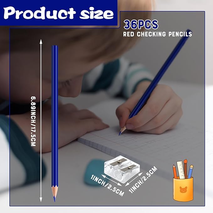 sqzrmdcg 36 PCS DurkBlue Colored Pencils, Pre-sharpened Professional Wooden Art Pencils Set for Artists Painting | Premium Drawing Sketching Supplies (DurkBlue)