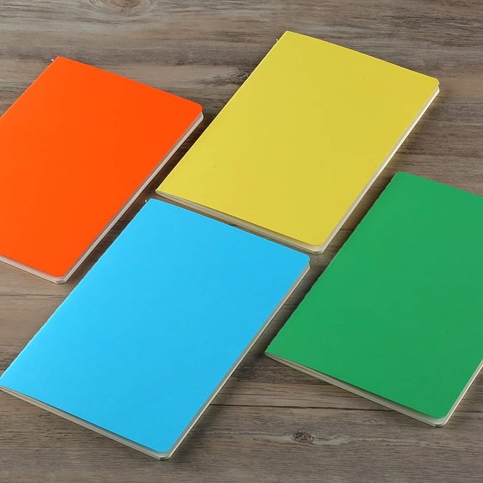 XYark Large Colorful Notebook Journals Bulk, College Ruled, Lined Paper, 8.5x11 inch, 60 Pages, Journal Set for Travelers, Students and Office, Composition Diary Subject Notebooks Planner, 12 Pack