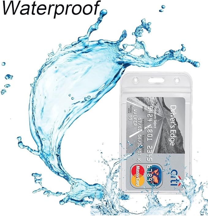 YOUOWO 5 Pack 5Colours Lanyards with Vertical ID Badges Holder and Retractable Badge Reels,Neck Lanyard,for Keys Women Teacher Men