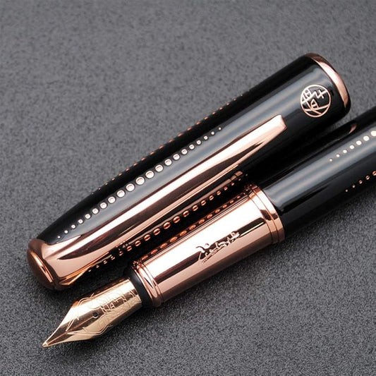 Picasso 916 Malage Fountain Pen Original Box New Version (Starlit Night Black, Medium Nib 0.7mm)