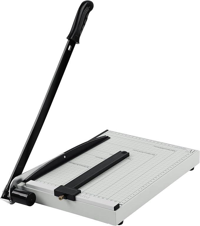 TEXALAN Precision Paper Cutter for A4/B5/A5/B6/B7, 10x13 inches, 70GSM Capacity, Metal Base