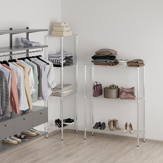Regal Altair 14" Deep x 42" Wide x 54" Height Wire Shelving Kit | 3-Tier | NSF Commercial Storage Rack Unit