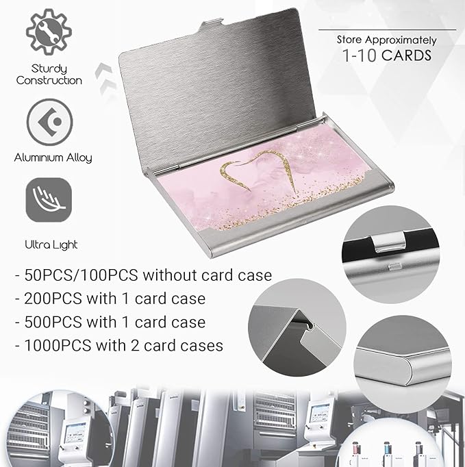 Custom Business Cards Double-Sided Personalized Stationery | Professional 300GSM Matte Paper for Small Business | 3.5x2 Inch
