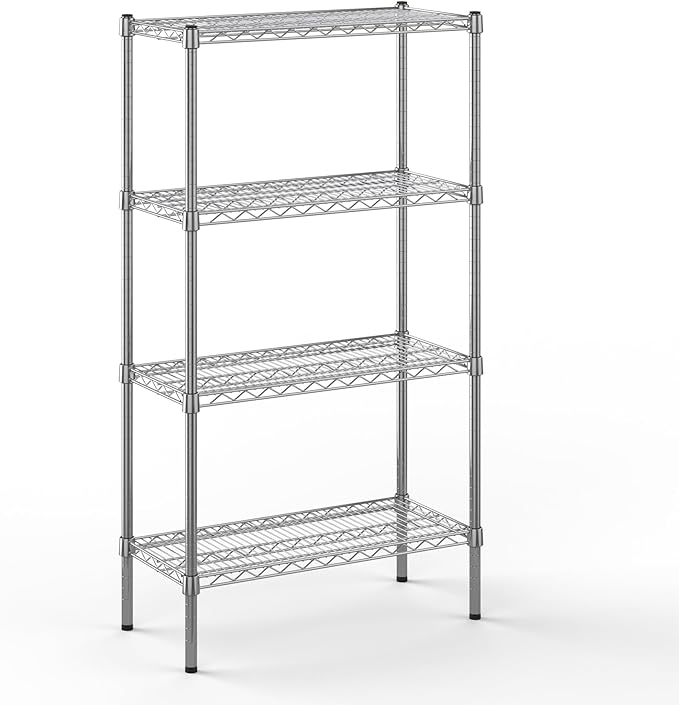Regal Altair 14" Deep x 30" Wide x 54" Height Wire Shelving Kit | 4-Tier | NSF Commercial Storage Rack Unit