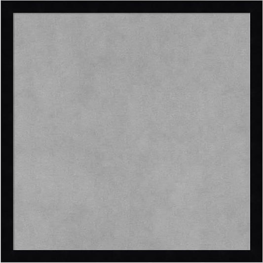 Amanti Art Black Framed Magnetic Board 17x17 Small Vision Board for use with Magnets, 100% Metal Sheet to Display Items as Office Decor or for Home Organization in mudroom, Kitchen or Kids Room