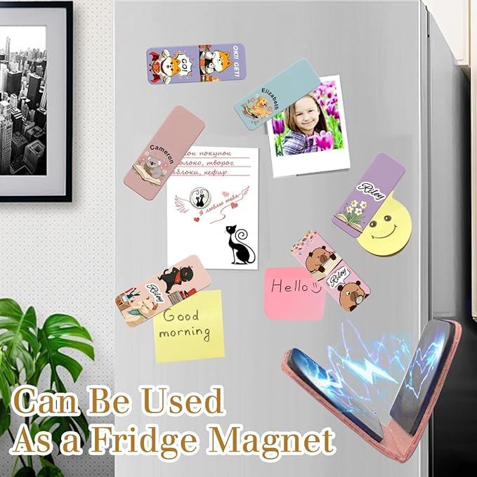Magnetic Bookmark Clip Personalized for Readers, Custom Name Magnetic Page Marker for Books,Funny Bookmark Gifts for Book Lover, Teachers, Student, Women and Firends