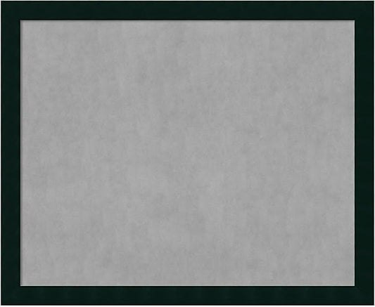 Amanti Art Black Framed Magnetic Board 36x44 X-Large Vision Board for use with Magnets, 100% Metal Sheet to Display Items as Office Decor or for Home Organization in mudroom, Kitchen or Kids Room