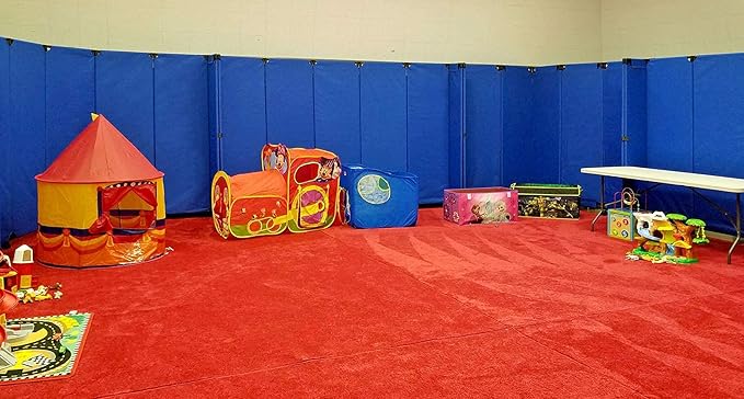 Versare MP10H Portable Folding Wall Partition | Economical 5 Panel Design | Portable Room Divider On Wheels | Adjustable, Freestanding Setup | Multiple Widths