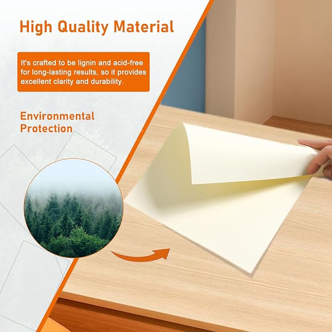 Guakicae 60 Sheets Cream Cardstock 4 x 6 Ivory Paper, 300gsm/110lb Heavyweight Flat Off White Card Stock Certificates Paper for Card Making, Business Cards, Postcards, Scrapbooking, Menus