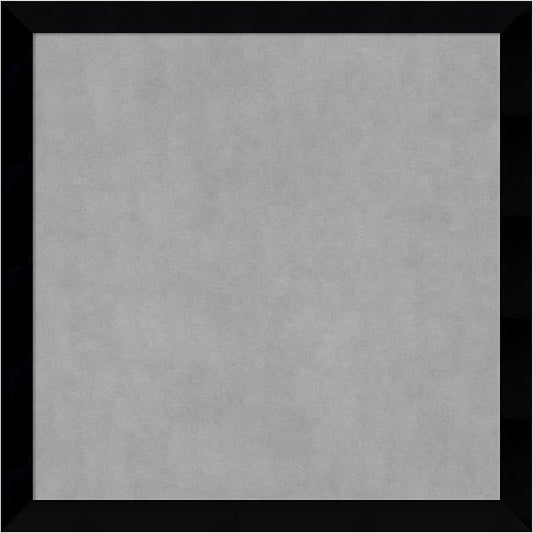Amanti Art Black Framed Magnetic Board 27x27 Medium Vision Board for use with Magnets, 100% Metal Sheet to Display Items as Office Decor or for Home Organization in mudroom, Kitchen or Kids Room