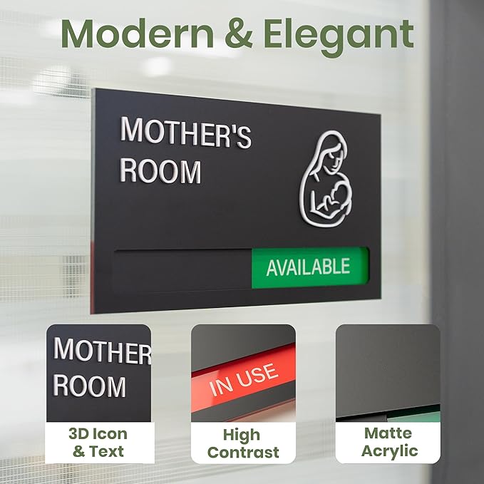 Studio Room Door Sign, Do Not Disturb Signs, In Use Available Office Slider Signs, Recording in Progress Business Sign, Privacy Indicator Tells Whether Studio Vacant or Occupied