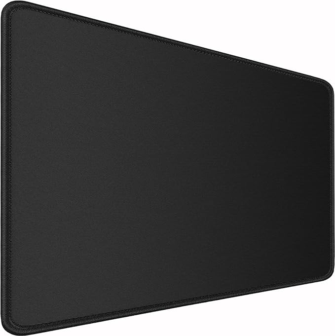 Large Gaming Mouse Pad, 31.5x15.7 inch Large Extended Computer Keyboard Mouse Mat, Water Resist Non-Slip Mousepad Rubber Base Long XXL Desk Mouse Pad for Work & Gaming, Office & Home, Black