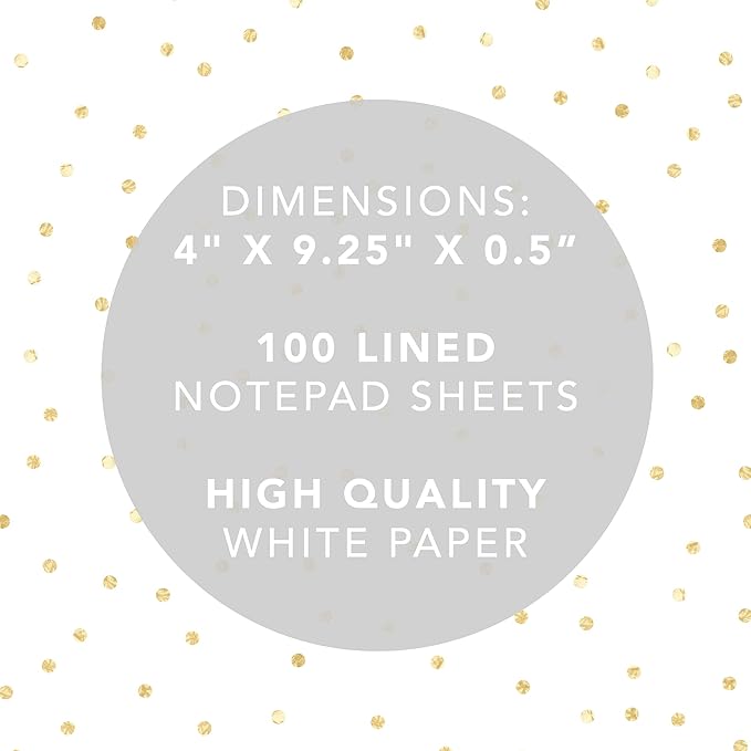Graphique Magnetic Notepad, Pink To Do– 100 Sheets, 4” x 9.25” x .5” – Front Says, “To Do”, Sticks to Any Magnetic Surface, Perfect for Shopping and Grocery Lists, Makes a Great Gift