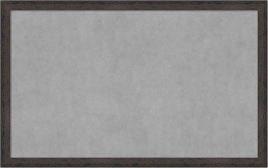 Amanti Art Black Framed Magnetic Board 27x43 Large Vision Board for use with Magnets, 100% Metal Sheet to Display Items as Office Decor or for Home Organization in mudroom, Kitchen or Kids Room