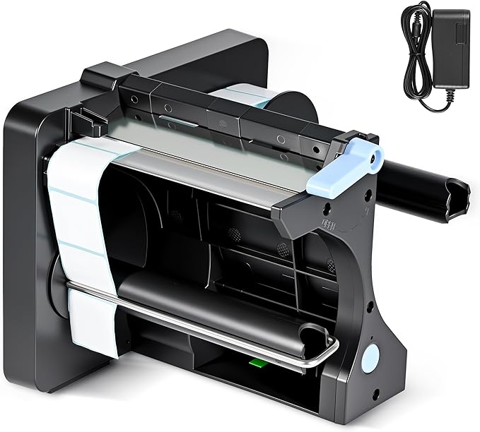 Automatic Tape Dispenser, Label Applicator, Sticker Roll Dispenser, Portable Labeling Machine for Rolls of Sticker Labels, Adjustable Speed, Vending Machine