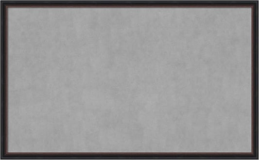 Amanti Art Black Framed Magnetic Board 26x42 Large Vision Board for use with Magnets, 100% Metal Sheet to Display Items as Office Decor or for Home Organization in mudroom, Kitchen or Kids Room