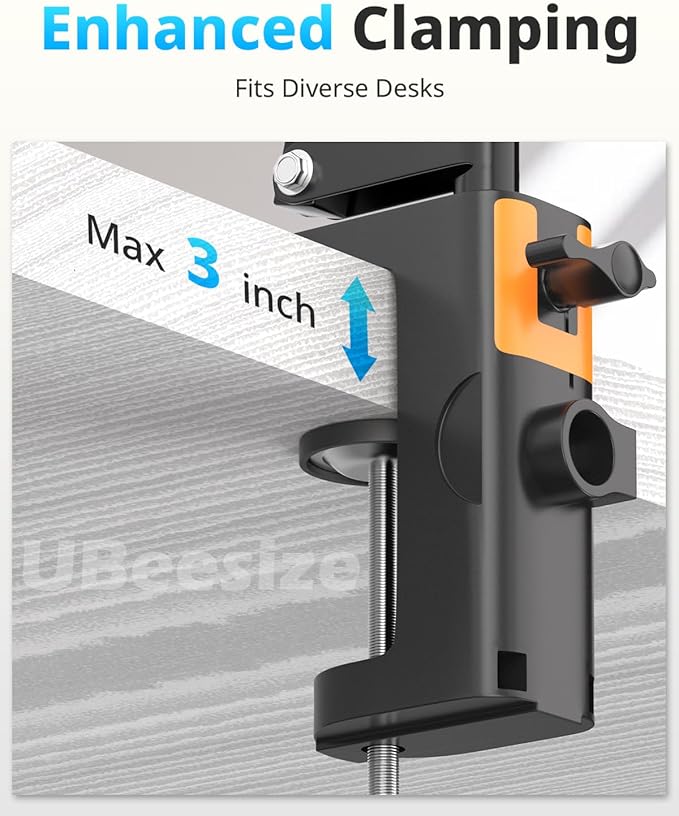UBeesize Overhead Phone Mount, Flexible Webcam Arm with Phone Holder and Ball Head, Overhead Tripod for Phone Drawing Live Streaming Cooking Flat Photography