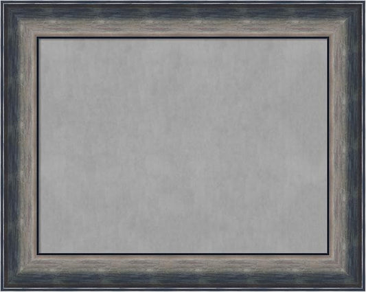 Amanti Art Silver Framed Magnetic Board 24x30 Medium Vision Board for use with Magnets, 100% Metal Sheet to Display Items as Office Decor or for Home Organization in mudroom, Kitchen or Kids Room
