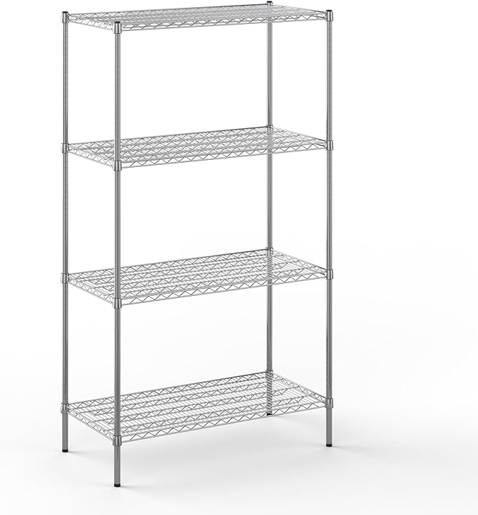 Regal Altair 21" Deep x 42" Wide x 74" Height Wire Shelving Kit | 4-Tier | NSF Commercial Storage Rack Unit