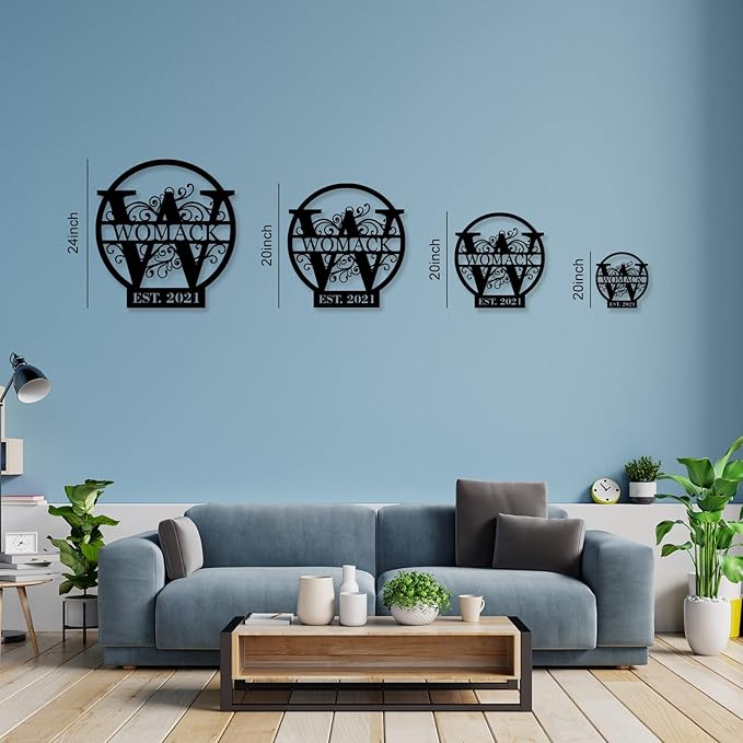 Metal Name Signs Personalized,Custom Name Signs, Custom Family Name Sign, Last Name Sign, Established Family Signs,Family Name Sign,Family Sign For Wall, Metal Wall Decor, Personalized Wedding Gift
