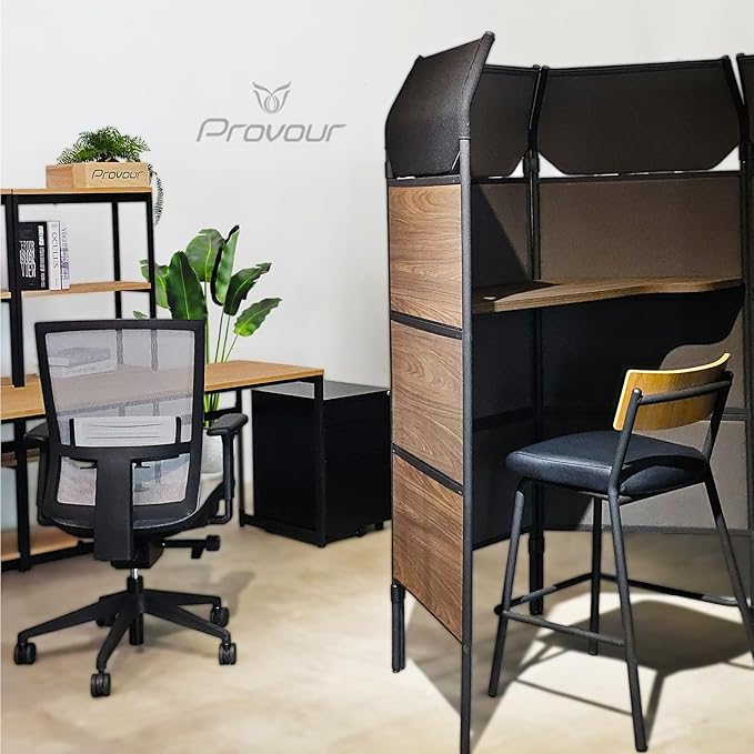 Provour Work Booth, Private Workstation, Room Divider, Office Pod, Partition, Acoustic Booth, Office Desk, Office Room, Private Cubicle, Made in Taiwan