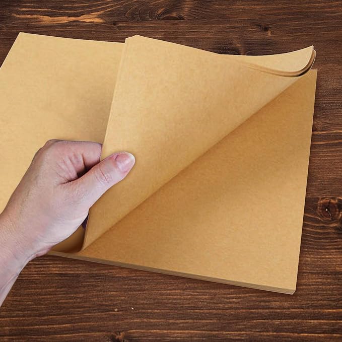 COLOURFUL US 120 Sheets Kraft Paper Letter Sized (8.5x11 inches) 120 GSM (45LB) Brown Stationery Paper - Brown Craft Paper Sheets for Arts Crafts,Office, Laser and Inkjet Printer Compatible