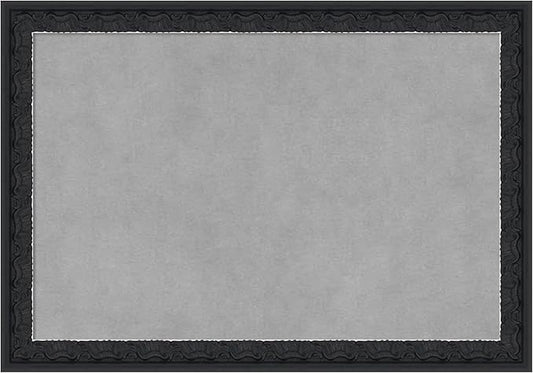 Amanti Art Black Framed Magnetic Board 14x20 Small Vision Board for use with Magnets, 100% Metal Sheet to Display Items as Office Decor or for Home Organization in mudroom, Kitchen or Kids Room