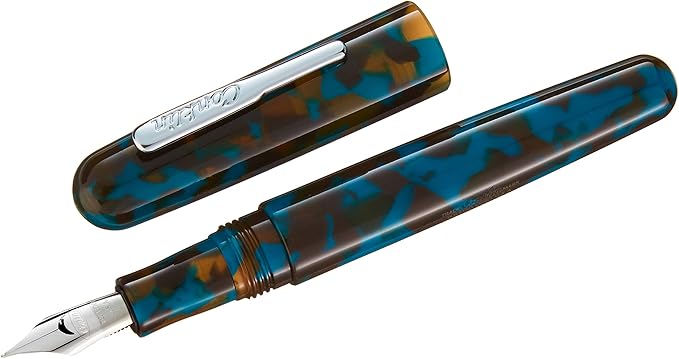 Conklin All American Fountain Pen in Southwest Turquoise – Broad Nib, Bold Design & Superior Craftsmanship – Ideal Gift for Professionals & Pen Enthusiasts