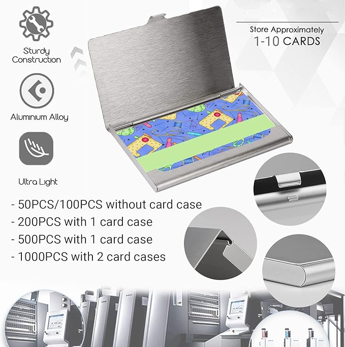 Custom Business Cards Double-Sided Personalized Stationery | Professional 300GSM Matte Paper for Small Business | 3.5x2 Inch
