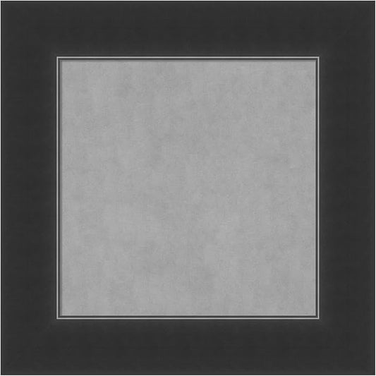 Amanti Art Black Framed Magnetic Board 17x17 X-Small Vision Board for use with Magnets, 100% Metal Sheet to Display Items as Office Decor or for Home Organization in mudroom, Kitchen or Kids Room
