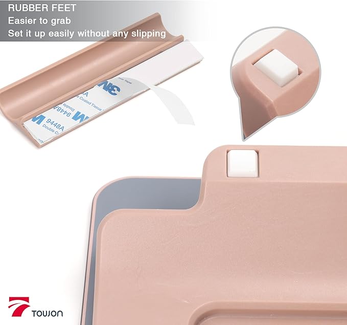Rose Gold Glossy Mirror Mini Desktop Pure Glass Whiteboard, Small Desktop Dry Erase Board, Desk White Board Dry Erase with Accessories, Stenography Artifact for Office Homeschooling Décor, 8x6 Inches