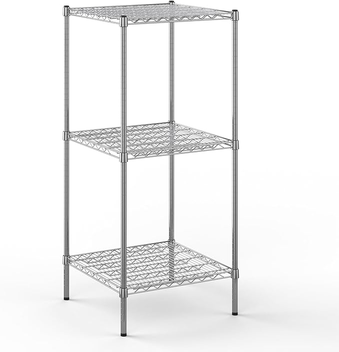 Regal Altair 24" Deep x 24" Wide x 54" Height Wire Shelving Kit | 3-Tier | NSF Commercial Storage Rack Unit