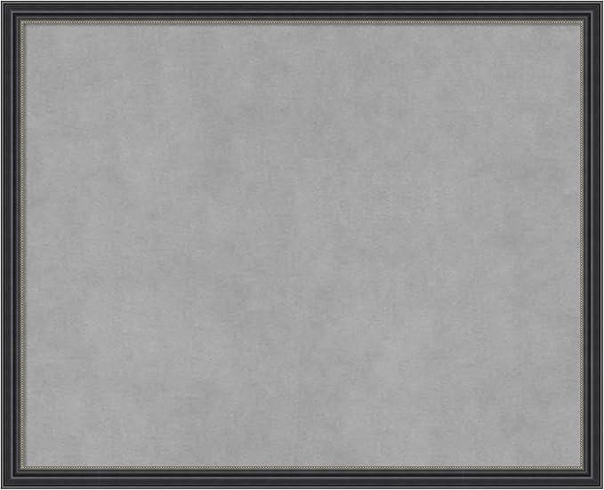 Amanti Art Black Framed Magnetic Board 17x21 Small Vision Board for use with Magnets, 100% Metal Sheet to Display Items as Office Decor or for Home Organization in mudroom, Kitchen or Kids Room