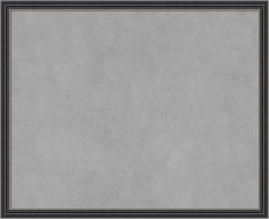 Amanti Art Black Framed Magnetic Board 17x21 Small Vision Board for use with Magnets, 100% Metal Sheet to Display Items as Office Decor or for Home Organization in mudroom, Kitchen or Kids Room