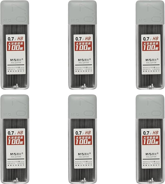 PATIKIL 600Pcs HB Mechanical Pencil Lead, 0.7mm Black Lead Refill Break Resistant Pencil Refills for Writing Supplies, Grey