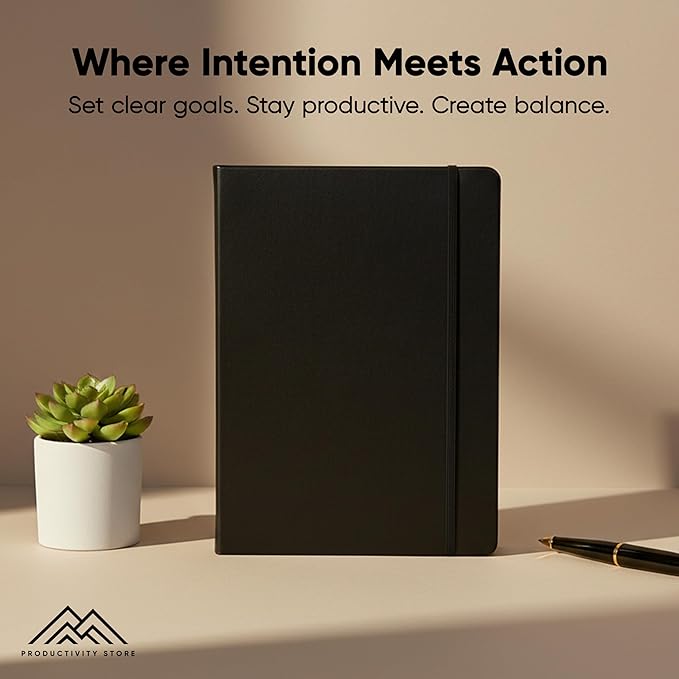 Undated, 2026 Planner, 8.5" x 11" - The #1 Productivity Planner to Achieve Your 2026 Goals - Planner 2026-2027 by PRODUCTIVITY STORE (A4, BLACK)
