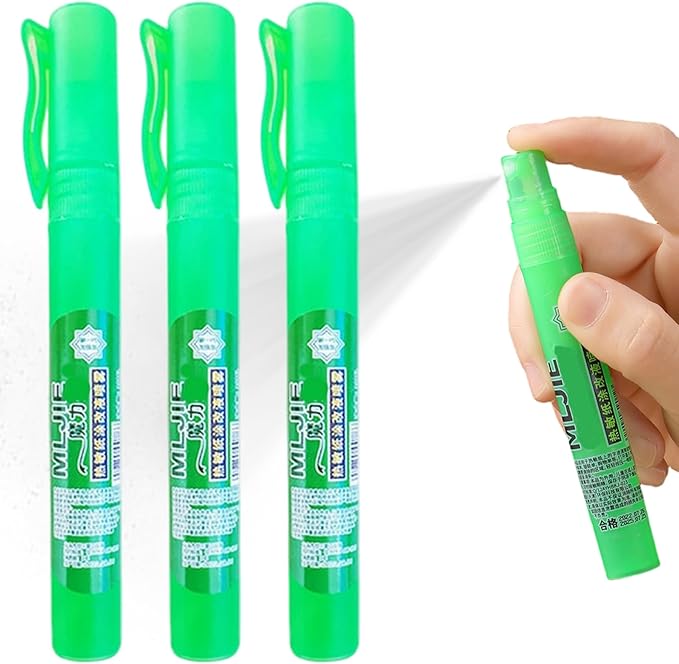 Correction Fluid for Thermal Paper, 3Pcs Information Protection White Out Liquid, Address Eraser Concealing Correction Sprayer