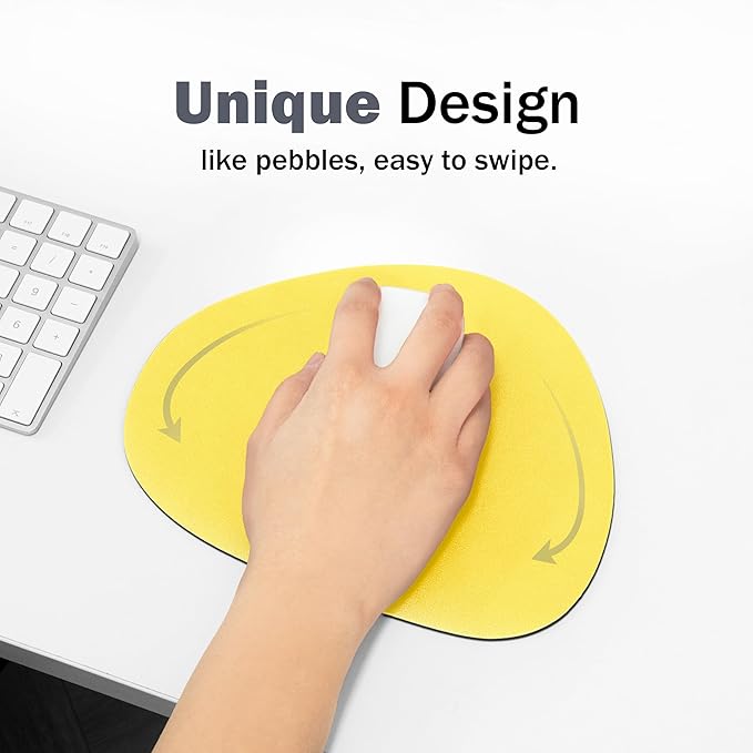 GREEDY FARMERS Mouse pad, Non-Slip Washable Waterproof Computer Mouse pad (Lemon Butter Cream)