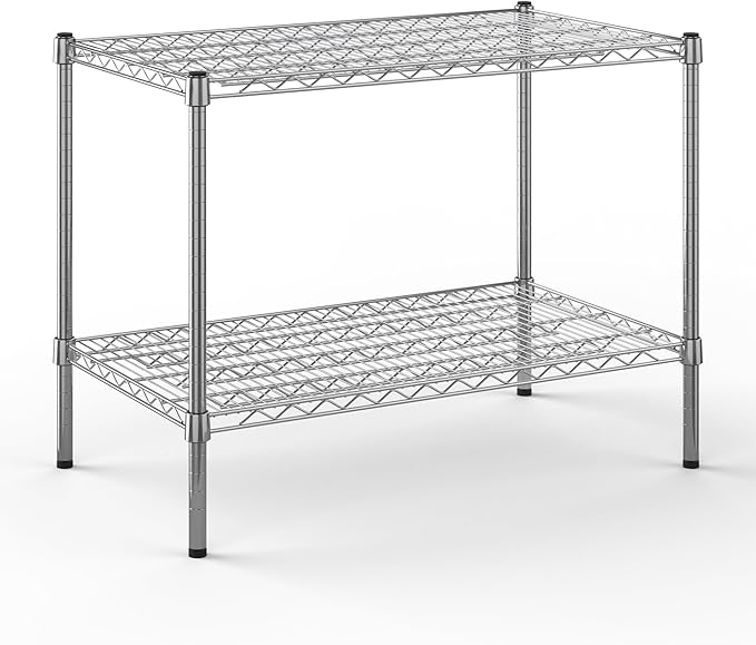 Regal Altair 21" Deep x 36" Wide x 27" Height Wire Shelving Kit | 2-Tier | NSF Commercial Storage Rack Unit