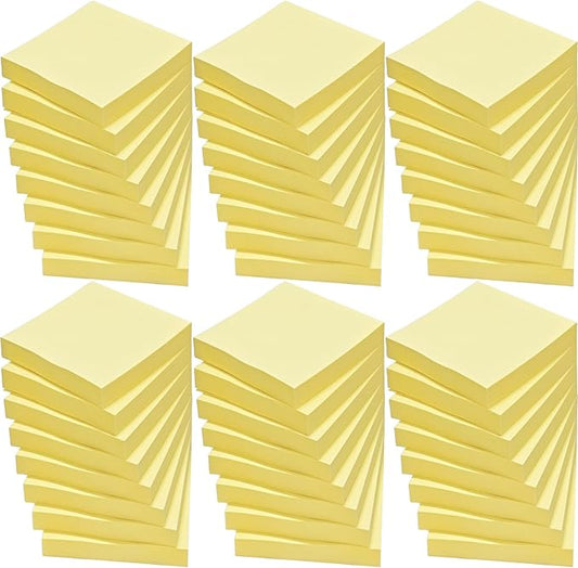 48 Pack 2400 Sheets Sticky Notes 3x3, 8 Colors Sticky Note Pads, Colored Sticky Notes Bulk Postits Notes for Office, School, and Home Supplies, 50 Sheets/pad