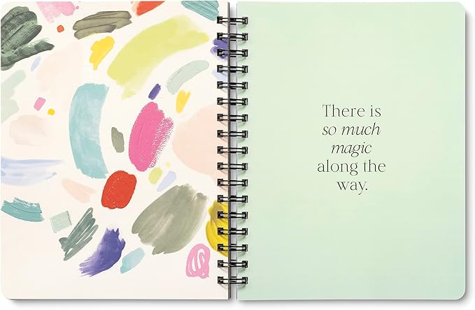 Compendium Spiral Notebook - Something Good Is Going to Happen Today. — A Designer Spiral Notebook with 192 Lined Pages, College Ruled, 7.0”W x 9.25”H